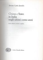 Chiesa e Stato in Italia negli ultimi cento anni