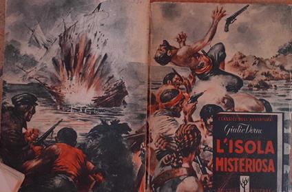 L' isola misteriosa. Romanzo d'avventure - Jules Verne - copertina