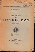 Elementi di Scienza delle Finanze