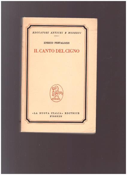 Il Canto Del Cigno - copertina