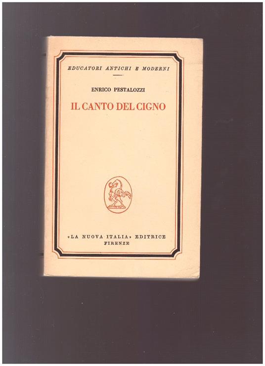 Il Canto Del Cigno - copertina