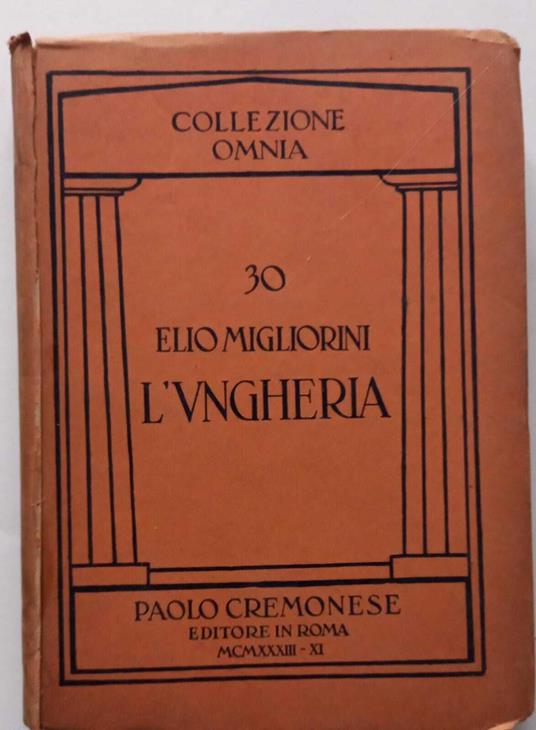 L' Ungheria - Elio Migliorini - copertina