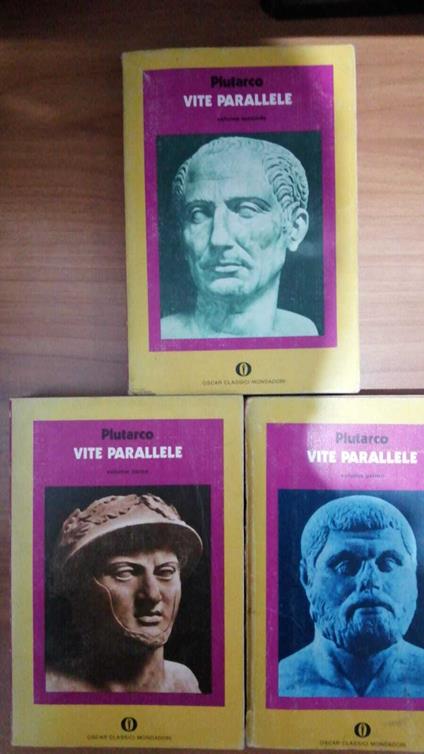 Vite parallele , 3 volumi, collana O532 scar Studio - Plutarco - copertina