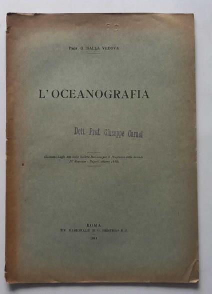 L' Oceanografia - copertina