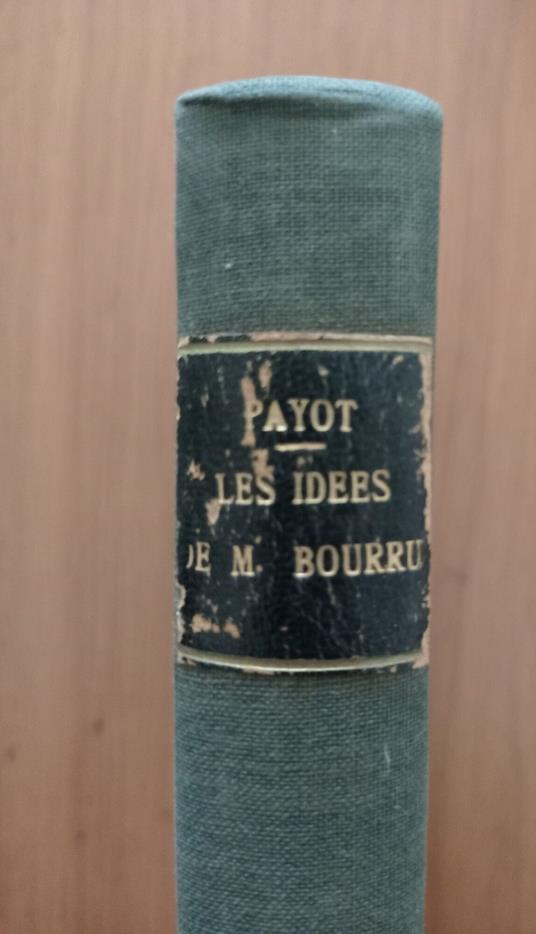 Les idees de M. Bourru - copertina