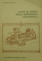 Saggi di storia della esperienza canonistica