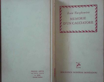 Memorie d'un cacciatore - Ivan Turgenev - copertina