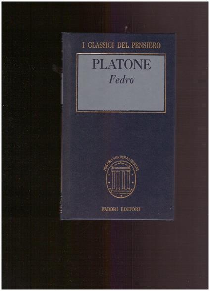 Fedro - Platone - copertina