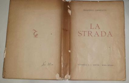 La strada - Francesco Carnelutti - copertina