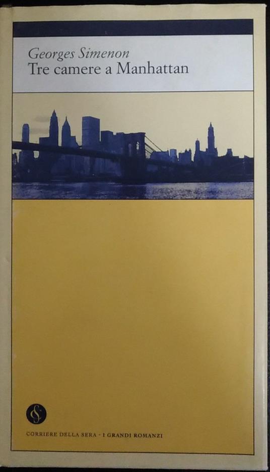 Tre camere a Manhattan - Georges Simenon - copertina