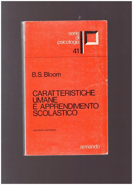 Caratteristiche Umane E Apprendimento Scolastico - copertina