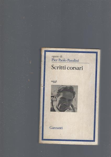 Scritti Corsari - Pier Paolo Pasolini - copertina