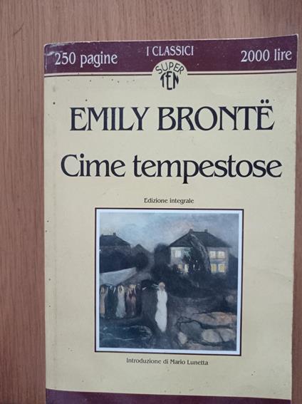 Cime Tempestose - Emily Brontë - copertina