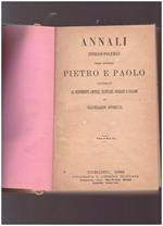 Annali Storico Polemici Degli Apostoli Pietro E Paolo Vol. Ii