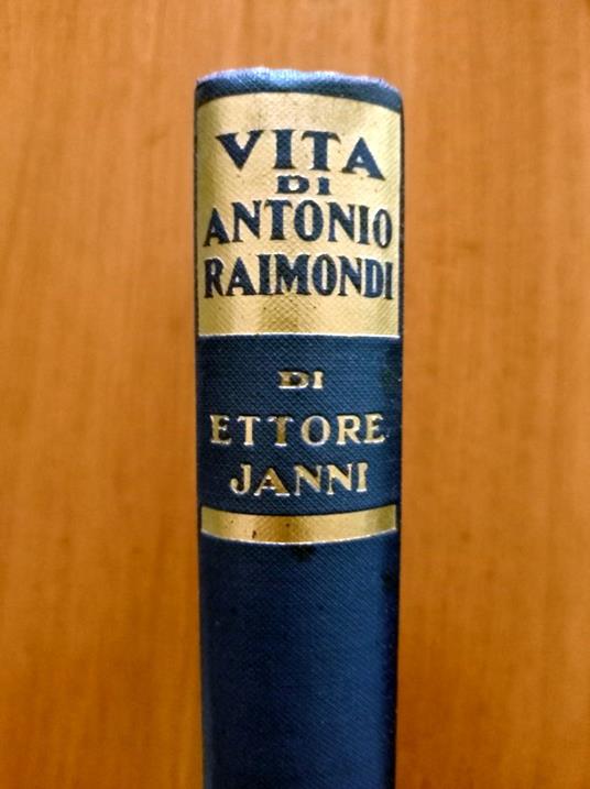 Vita di Antonio Raimondi - Ettore Janni - copertina