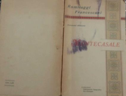 Montecasale - Tommaso Nediani - copertina