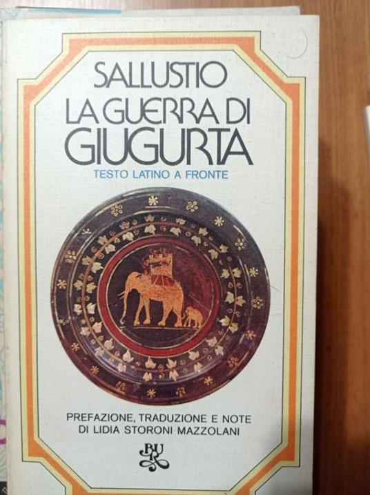 La guerra di Giugurta - C. Crispo Sallustio - copertina