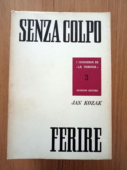 Senza colpo ferire - copertina