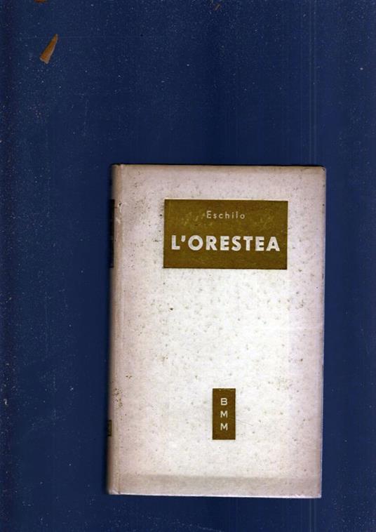 Orestea - Eschilo - copertina