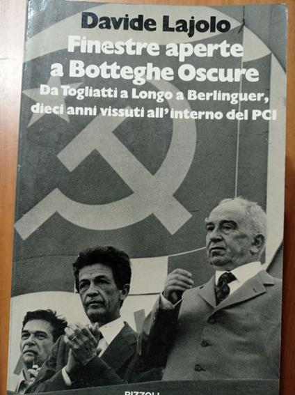 Finestre aperte a Botteghe Oscure - Davide Lajolo - copertina