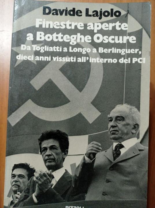 Finestre aperte a Botteghe Oscure - Davide Lajolo - copertina