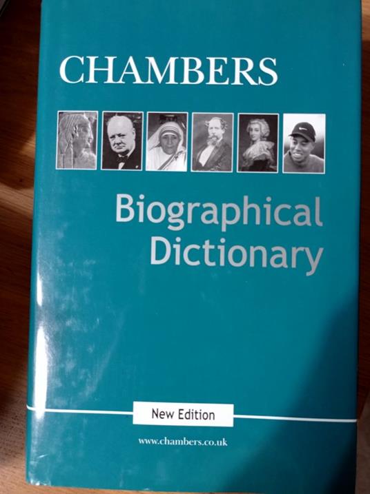 Chambers Biographical Dictionary - copertina