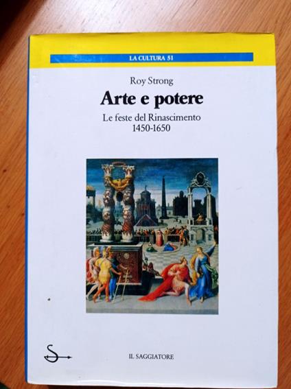 Arte e potere - Roy Strong - copertina