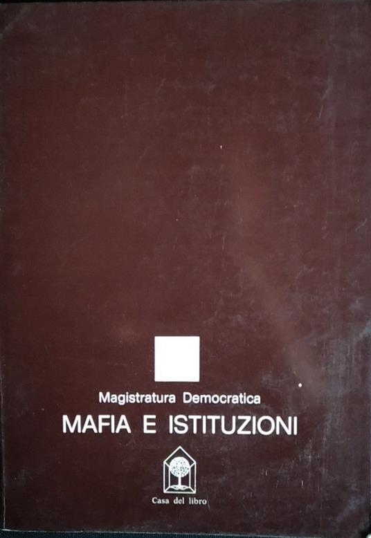 Mafia e istituzioni - copertina