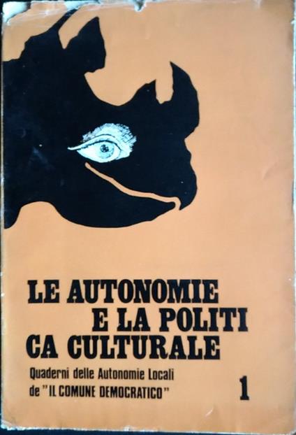 Le autonomie e la politica culturale - Massimo Modica - copertina