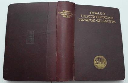 Novum testamentum graece et latine - copertina