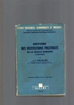 Histoire Des Institutions Politiques De La France Moderne