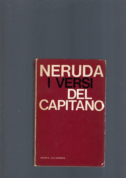 Versi Del Capitano - Pablo Neruda - copertina