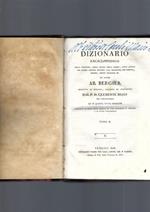 Dizionario Enciclopedico Della Teologia Ecclesiastica , Tomo. Ii