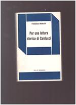 Per Una Lettura Storica Di Carducci
