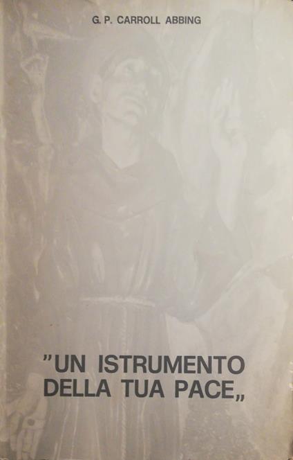 Un istrumento della tua pace - copertina