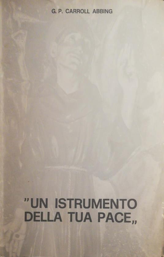 Un istrumento della tua pace - copertina