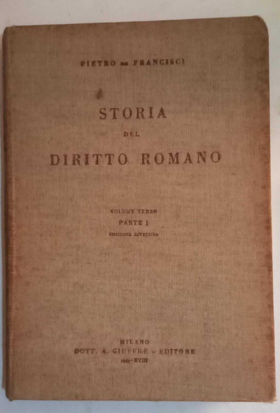 Storia del Diritto Romano