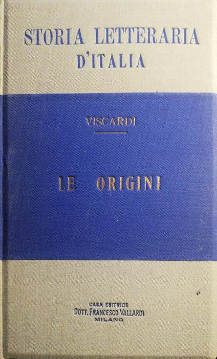 Le origini - copertina