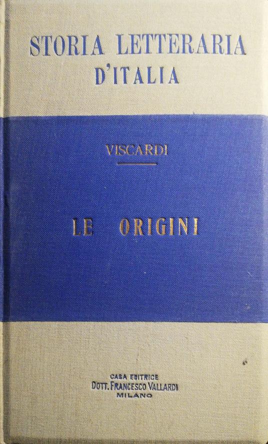 Le origini - copertina