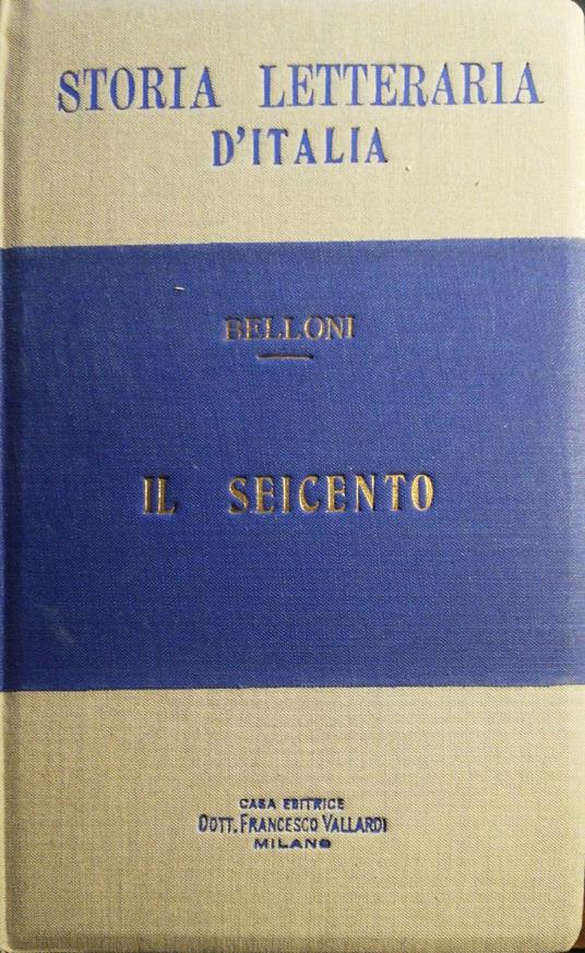 Il seicento - copertina