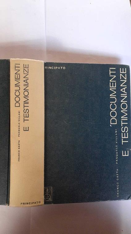 Documenti e testimonianze. Antologia di documenti storici - copertina