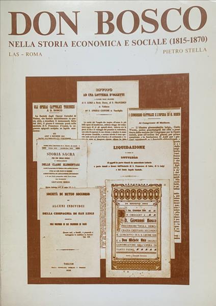 Don Bosco nella storia economica e sociale (1815-1870) - Pietro Stella - copertina