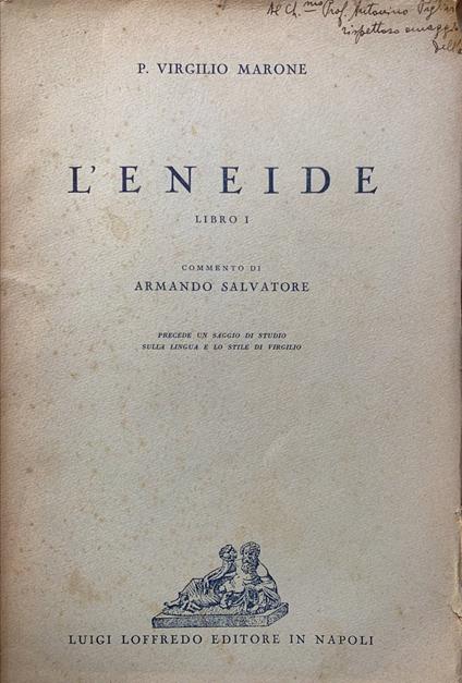 L' Eneide. Libro I - Publio Virgilio Marone - copertina