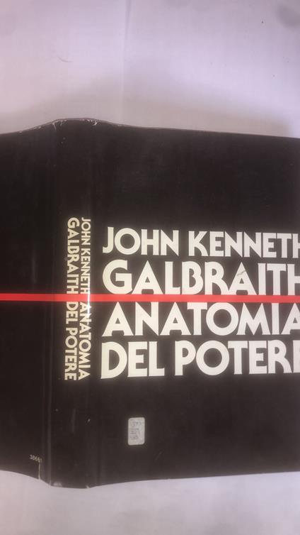 Anatomia del potere - John K. Galbraith - copertina