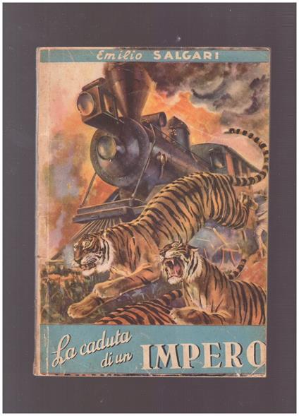 La Caduta Di Un Impero - Emilio Salgari - copertina