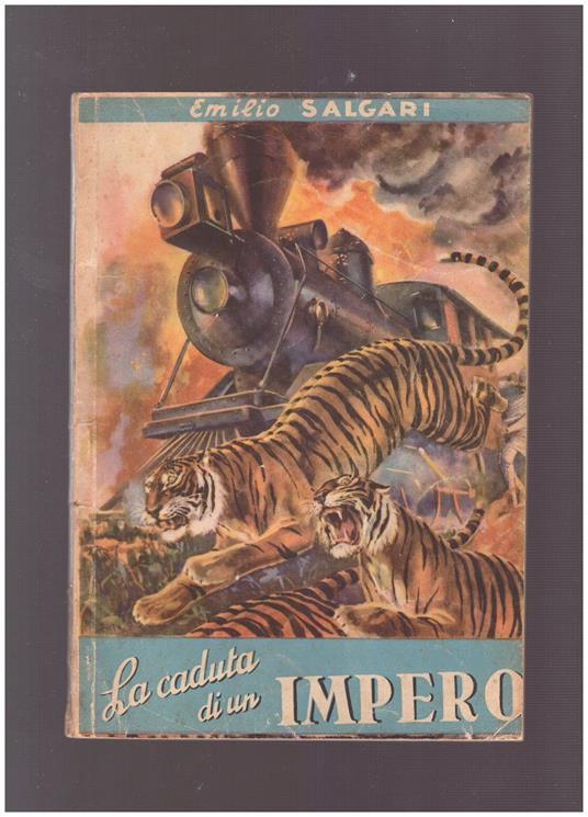 La Caduta Di Un Impero - Emilio Salgari - copertina