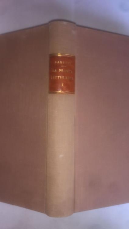 La frusta letteraria. Volume primo - Giuseppe Baretti - copertina