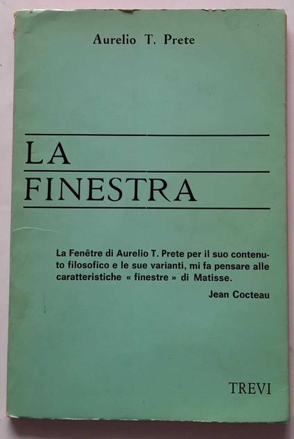 La finestra - Aurelio T. Prete - copertina