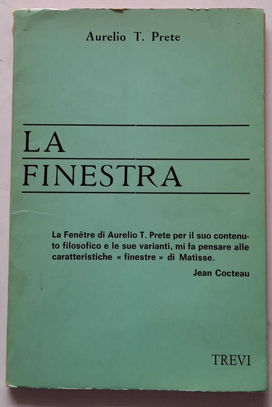 La finestra - Aurelio T. Prete - copertina