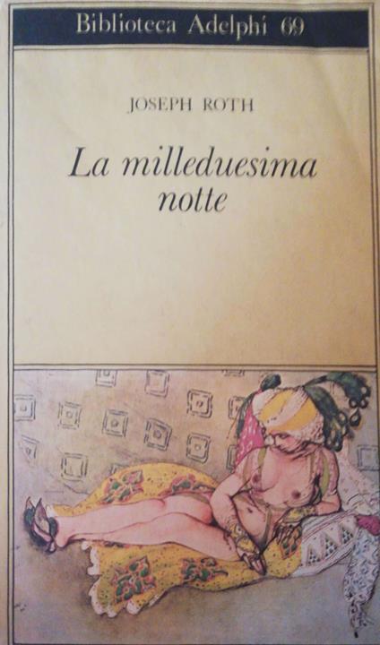 La milleduesima notte - Joseph Roth - copertina